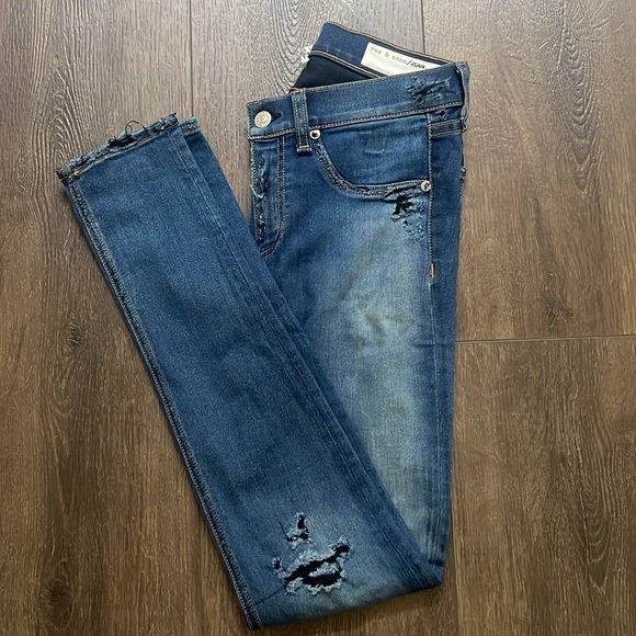 Rag & Bone Skinny Fit Jeans - Picture 2 of 9